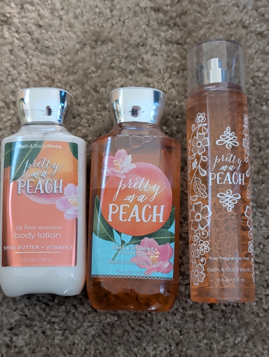 Bath & Body Works Other - Bath And Body Works Bath Gel, Lotion And Body Spray Peach Scent Never Opened.